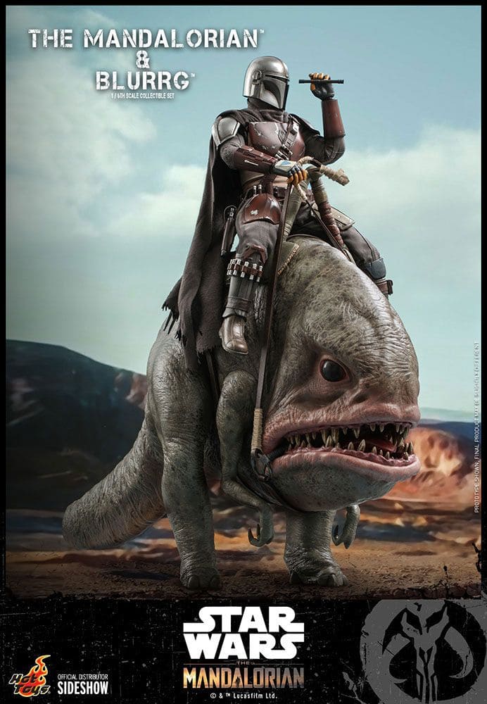 2er-Pack: The Mandalorian & Blurrg - 1/6 - The Mandalorian