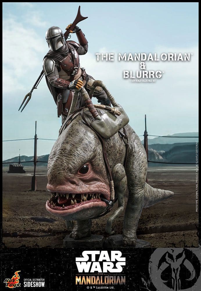 2er-Pack: The Mandalorian & Blurrg - 1/6 - The Mandalorian