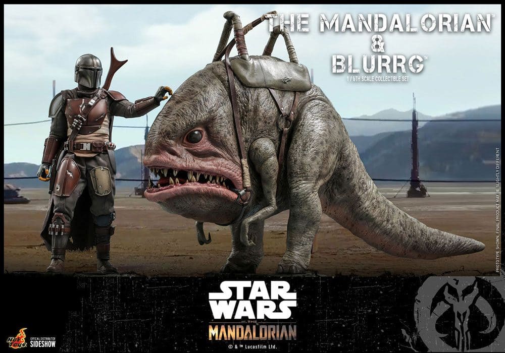 2er-Pack: The Mandalorian & Blurrg - 1/6 - The Mandalorian
