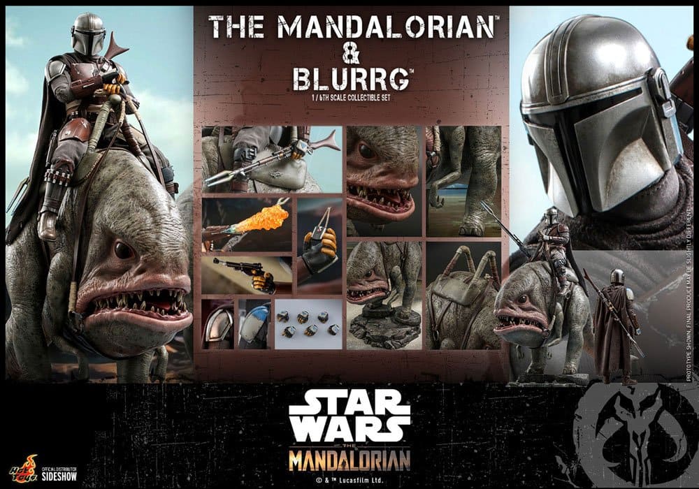 2er-Pack: The Mandalorian & Blurrg - 1/6 - The Mandalorian